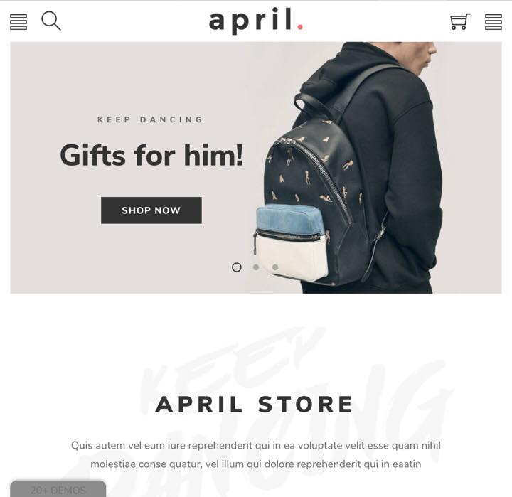 April Mobile First Friendly