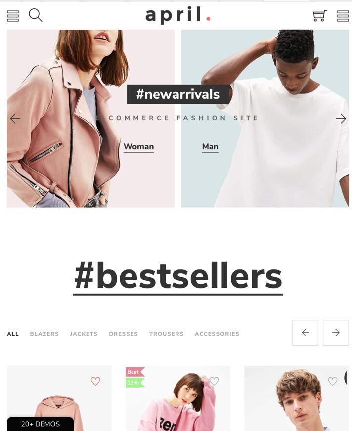 APRIL#02 – Amazing theme for Fashion Shop – Free & Premium Shopify Themes