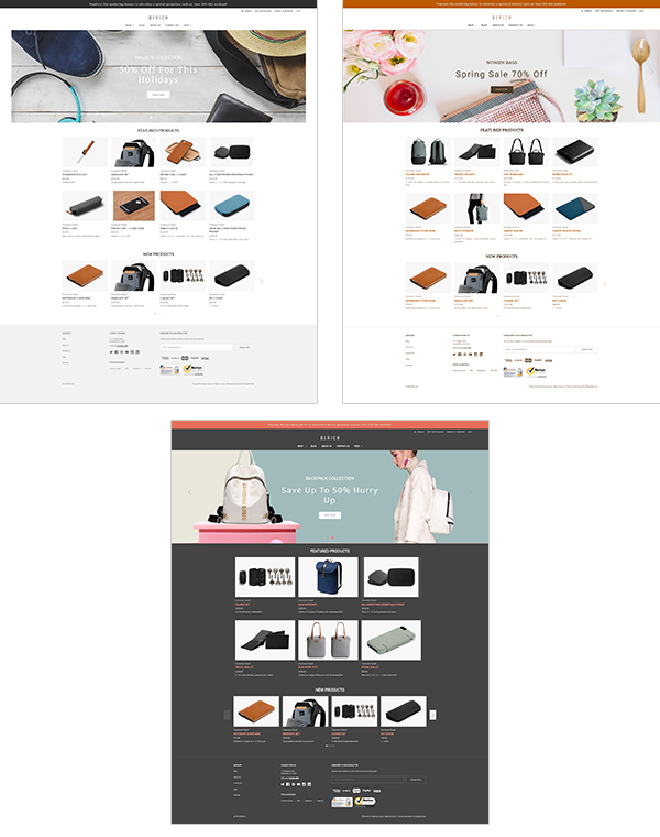 Berich - Free BigCommerce Theme - Stencil & Google AMP ready