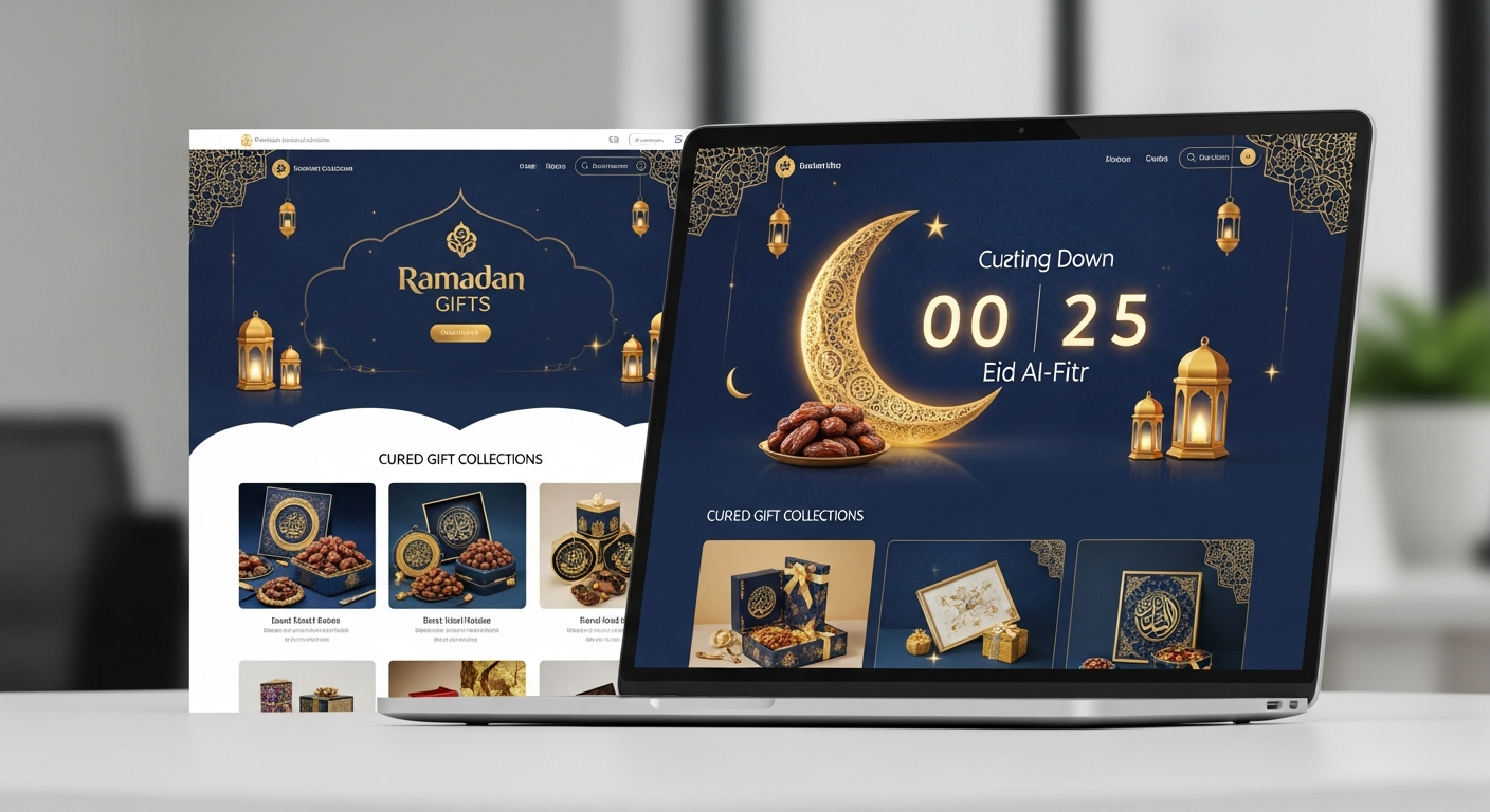 BigCommerce Ramadan landing page built with AI Widgets
