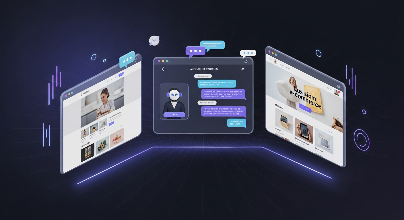 AI assistant generating website code from design descriptions and references