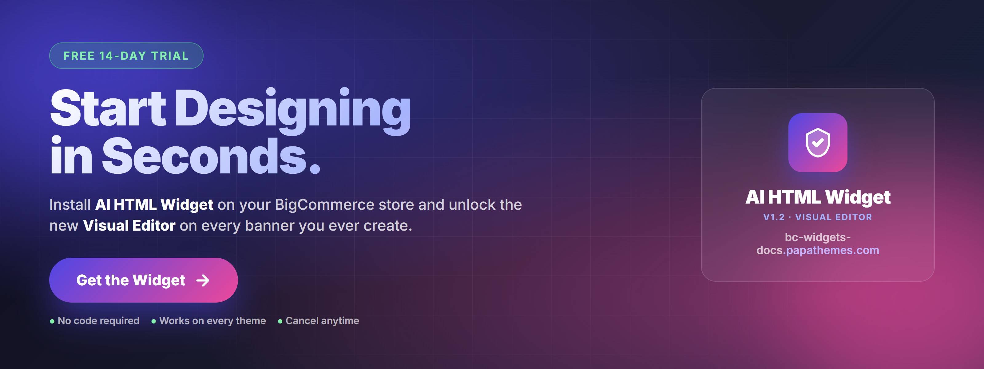 Start your free 14-day trial of AI HTML Widget — papathemes.com