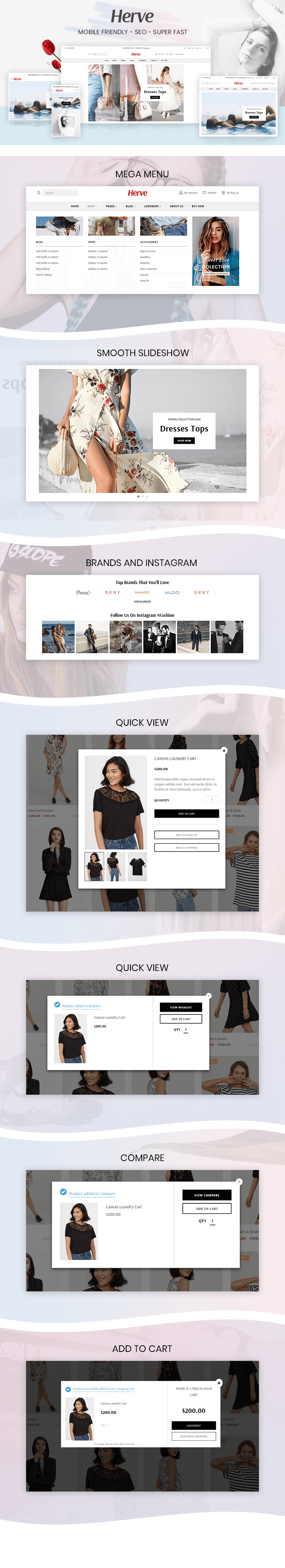 Shopify Harve Features